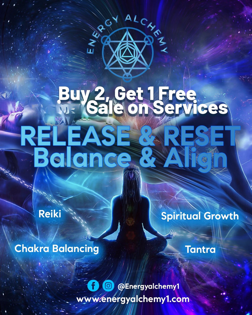 3 Session Deal- Healing Services